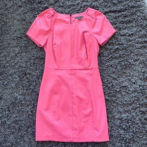 Pink Leather Collectible Armani Exchange Dress